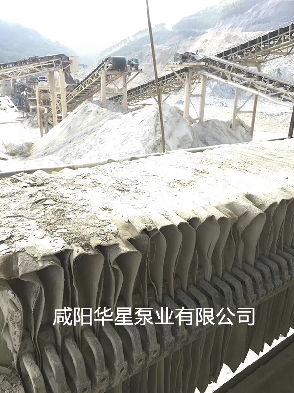华星泵业矿山开采尾矿处理案例现场